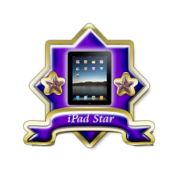 iPad Star Purple Badge Sample