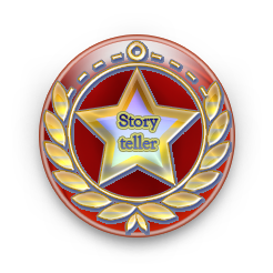 Storyteller Red Badge Sample