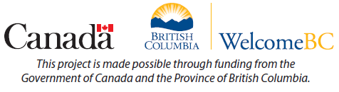 This project is made possible through funding from the Government of Canada and the Province of British Columbia